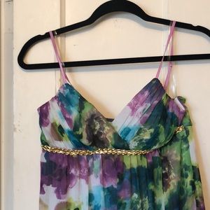 Watercolor mini dress